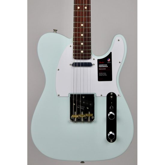 Fender American Performer Telecaster Rosewood Fingerboard Satin Sonic Blue  w/Gig Bag 0115110372