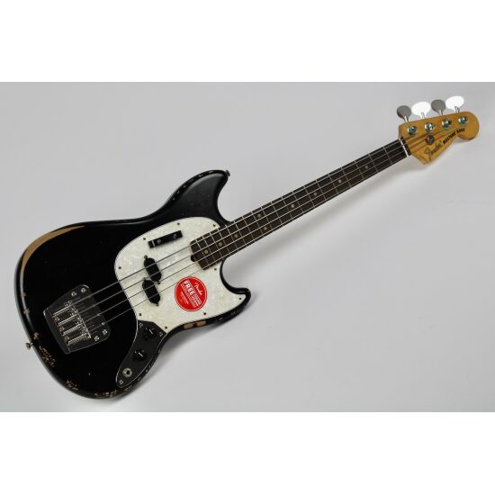 Fender JMJ Road Worn Mustang Bass Black w/Gig Bag (0144060306)