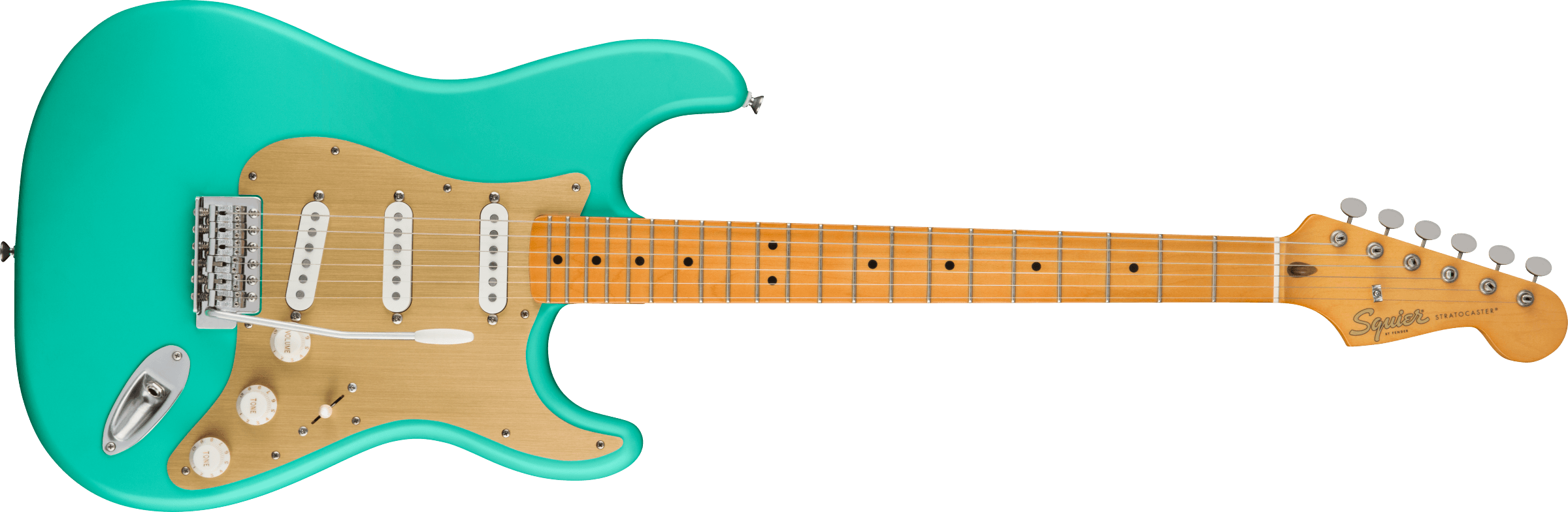 Squier 40th Anniversary Stratocaster Vintage Edition Satin Seafoam Green  (0379510549)
