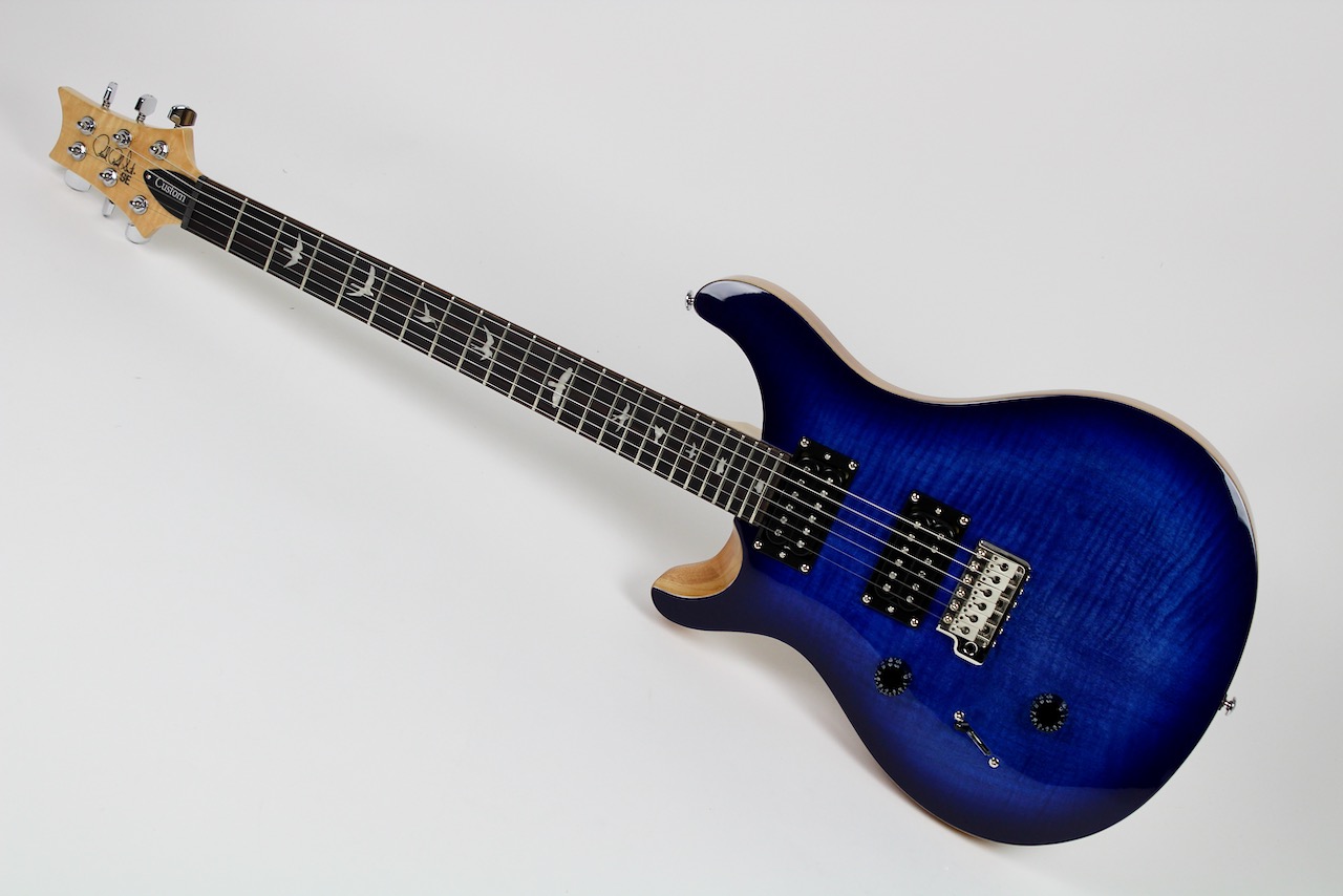 PRS PRS SE Custom 24 Left-handed Faded Blue Burst w/Gig Bag