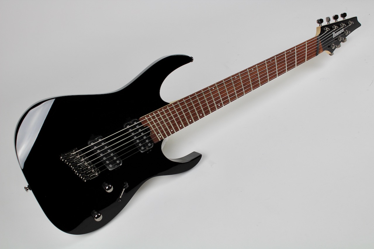 Ibanez RGMS7 7-string Electric Guitar Black (RGMS7BK)