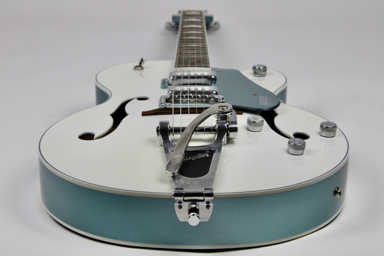 Gretsch G5420T-140 Electromatic 140th Double Platinum Edition Single-cut  Hollowbody 2-tone Pearl Platinum/Stone Platinum (2506170574)