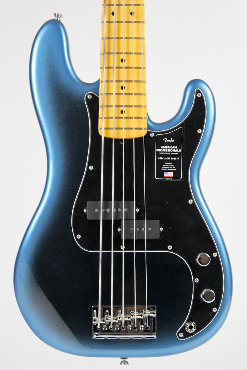 Fender American Professional Ii Precision Bass V Maple Fingerboard Dark Night Wohsc