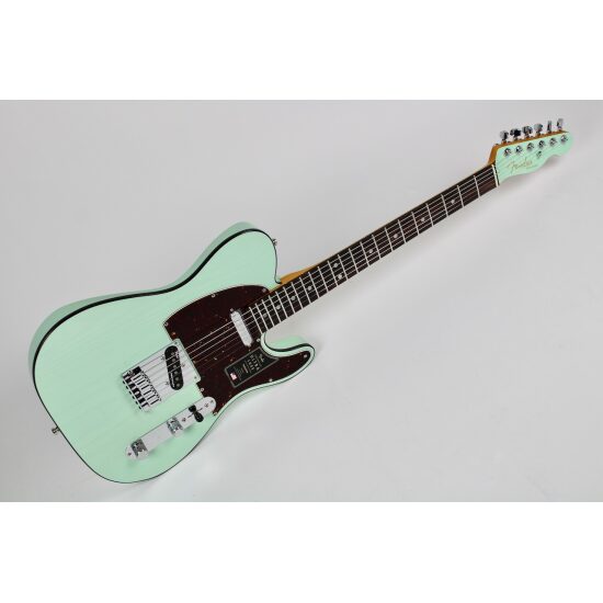 Fender American Ultra Luxe Telecaster - Transparent Surf Green