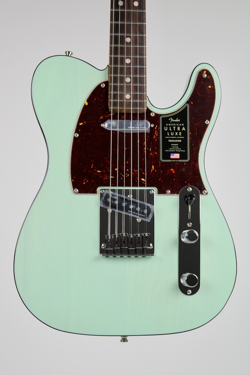 Fender Ultra Luxe Telecaster Rosewood Fingerboard – Transparent Surf Green  w/OHSC (0118080735) – Gerald Musique